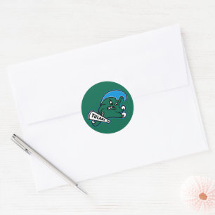 Tulane University Wave Classic Round Sticker