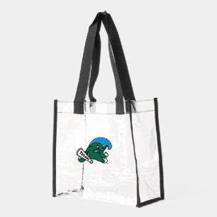 Tulane University Wave Clear Tote Bag