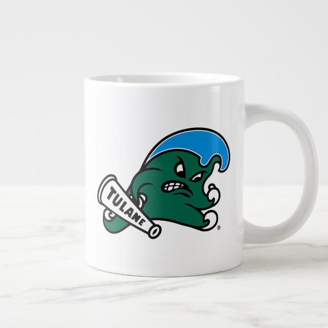 Tulane University Wave Giant Coffee Mug (Right)