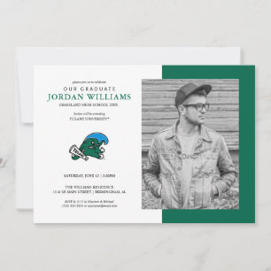 Tulane University Wave Graduation Announcement