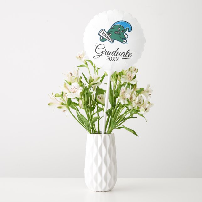 Tulane University Wave | Graduation Balloon (Vase)