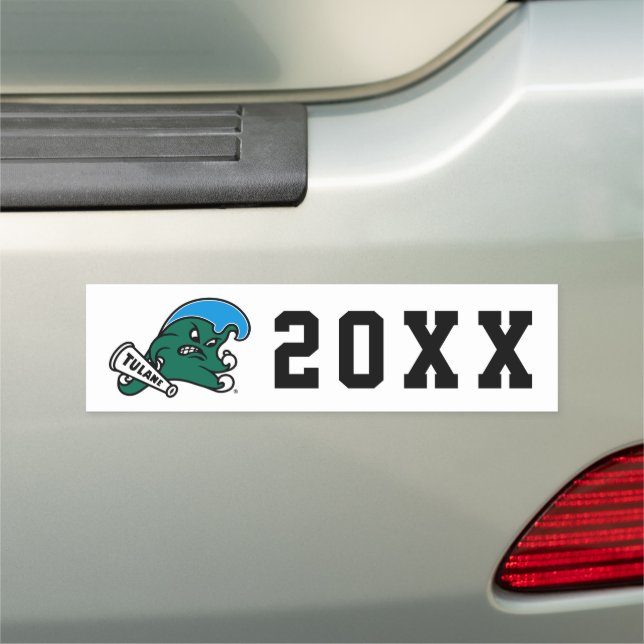 Tulane University Wave | Graduation Car Magnet (In Situ)