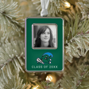 Tulane University Wave   Graduation Christmas Ornament