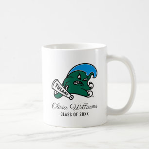 Tulane University Wave   Graduation Coffee Mug