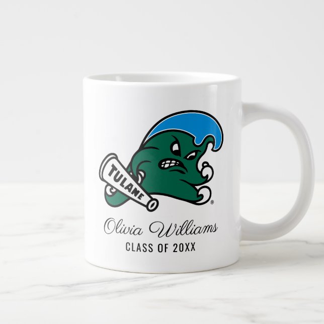 Tulane University Wave | Graduation Giant Coffee Mug (Right)