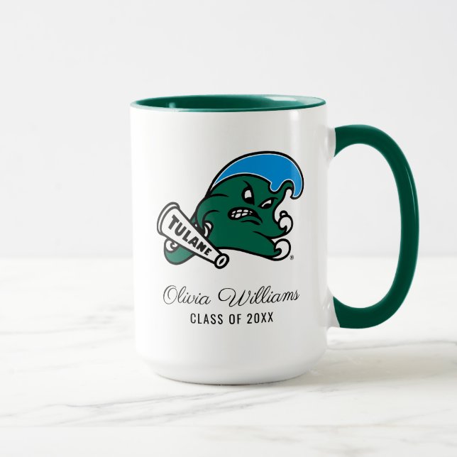 Tulane University Wave | Graduation Mug (Right)