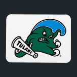 Tulane University Wave Magnet<br><div class="desc">Check out these official Tulane University designs! Personalize your own Tulane Green Wave merchandise on Zazzle.com. These products make perfect gifts for the Tulane student,  alumni,  fan,  or family member in your life!</div>