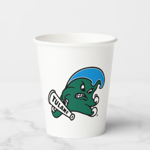 Tulane University Wave  Paper Cups