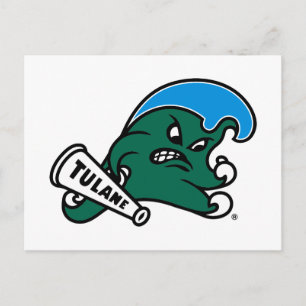Tulane University Wave Postcard