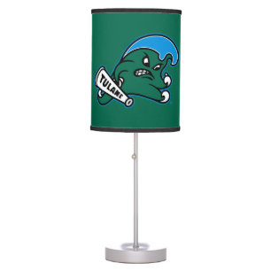 Tulane University Wave Table Lamp
