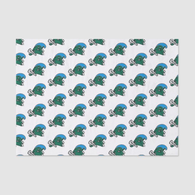 Tulane University Wave Tissue Paper (Front)