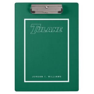 Tulane University Wordmark Add Your Name Clipboard