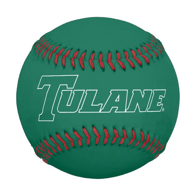 Tulane University Wordmark Baseball (Front)