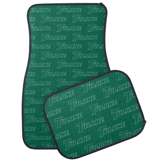 Tulane University Wordmark Car Floor Mat (Set)