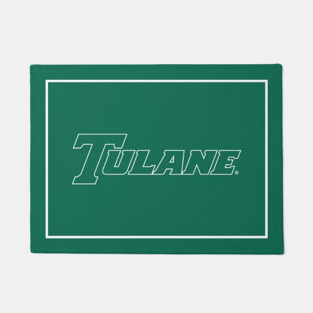 Tulane University Wordmark Doormat (Front)