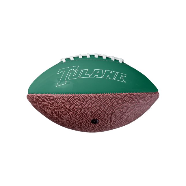 Tulane University Wordmark Football (Rotated 270)