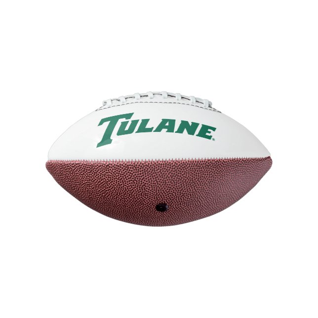 Tulane University Wordmark Football (Rotated 270)