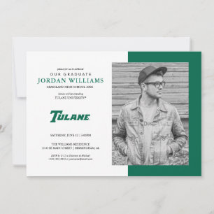 Tulane University Wordmark Graduation Announcement