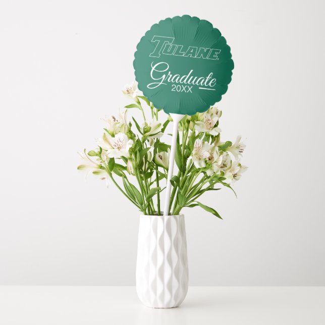 Tulane University Wordmark | Graduation Balloon (Vase)
