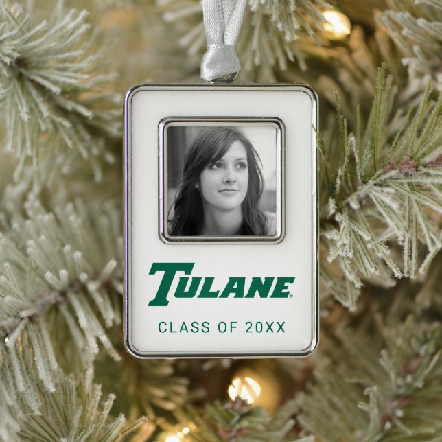 Tulane University Wordmark | Graduation Christmas Ornament (Tree)