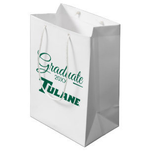 Tulane University Wordmark Graduation Medium Gift Bag