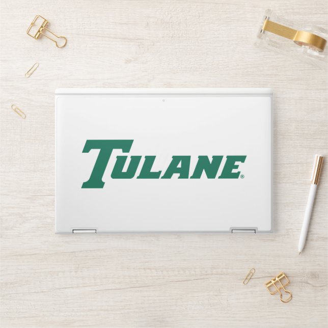 Tulane University Wordmark HP Laptop Skin (Desk)