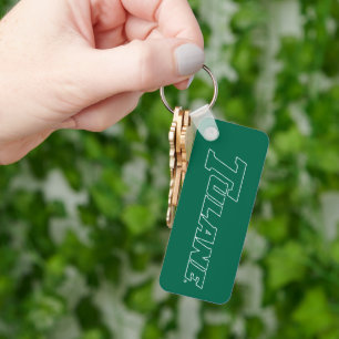 Tulane University Wordmark Keychain