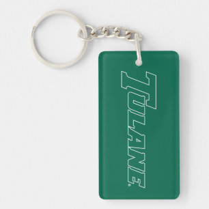 Tulane University Wordmark Keychain