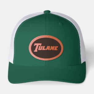Tulane University Wordmark Leather Patch Hat