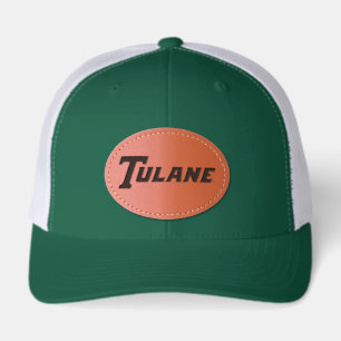 Tulane University Wordmark Leather Patch Hat