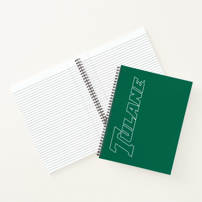 Tulane University Wordmark Notebook (Inside)