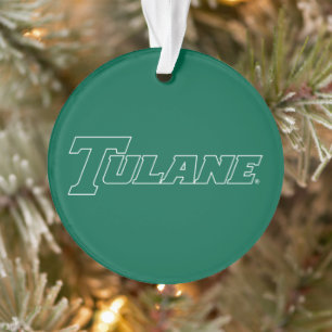 Tulane University Wordmark Ornament