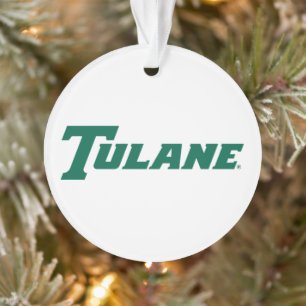 Tulane University Wordmark Ornament