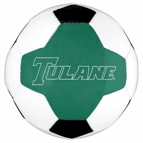 Tulane University Wordmark Soccer Ball