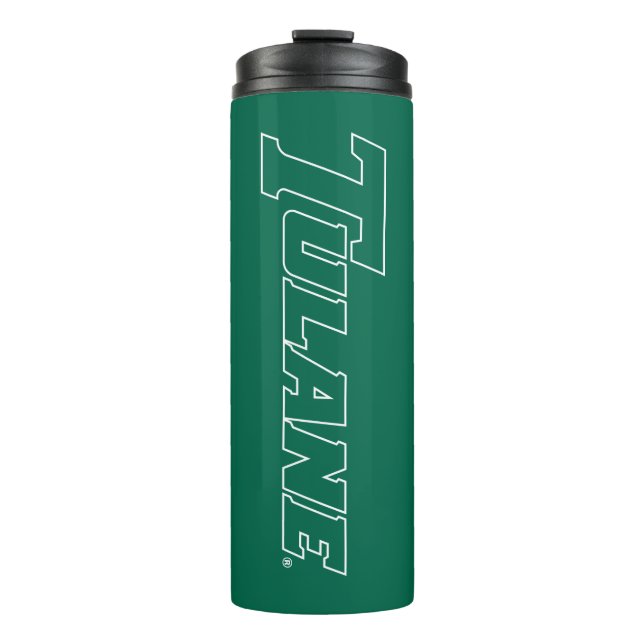Tulane University Wordmark Thermal Tumbler (Front)