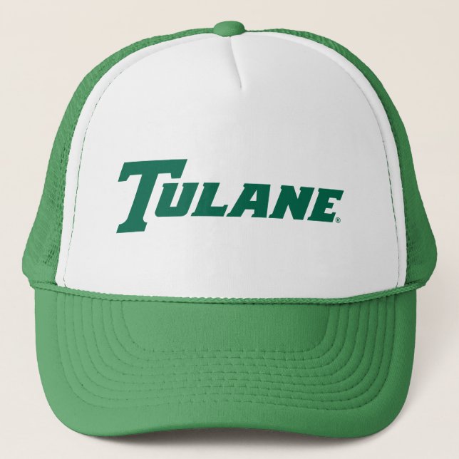 Tulane University Wordmark Trucker Hat (Front)