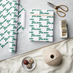 Tulane University Wordmark Wrapping Paper