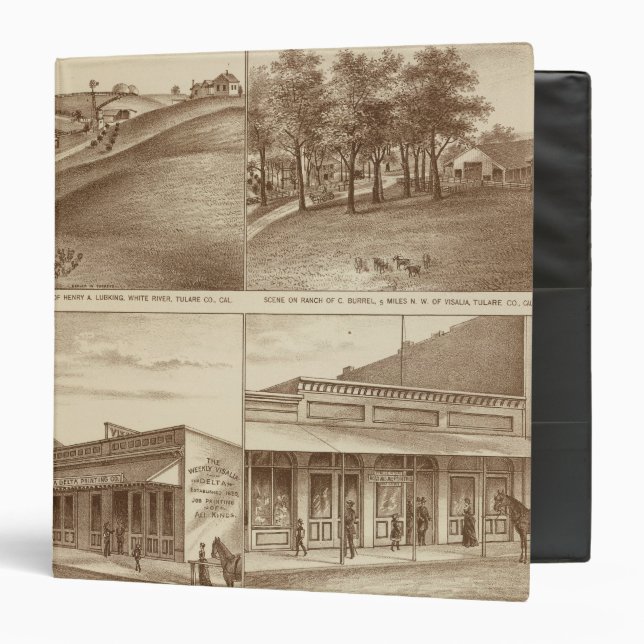 Tulare Co ranches, offices 3 Ring Binder (Front/Inside)