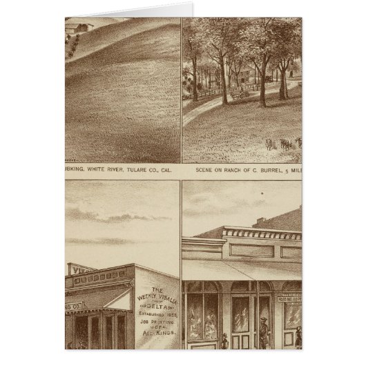 Tulare Co ranches, offices Cards (Front)