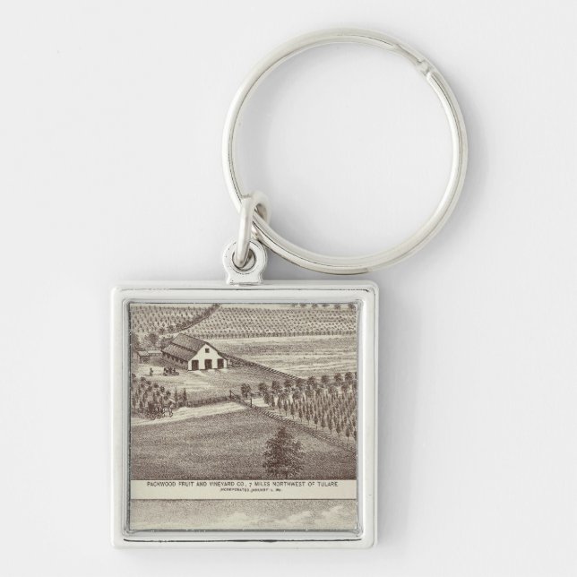 Tulare farms keychain (Front)