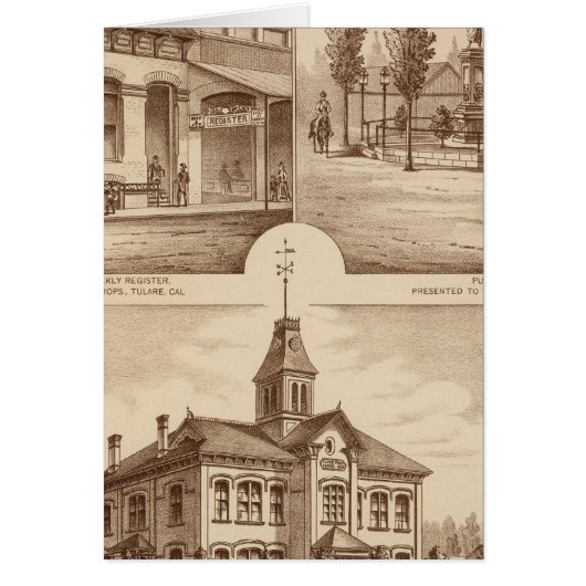 Tulare School, California Cards (Front)