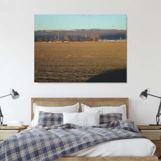 Tulelake In Early Winter 1 Canvas Print
