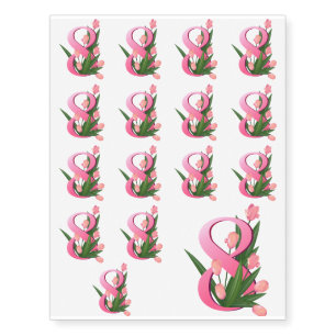tulip 4 temporary tattoos