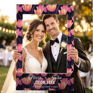 Tulip Aesthetic Wedding Instagram Photo Prop Roman Selfie Frame