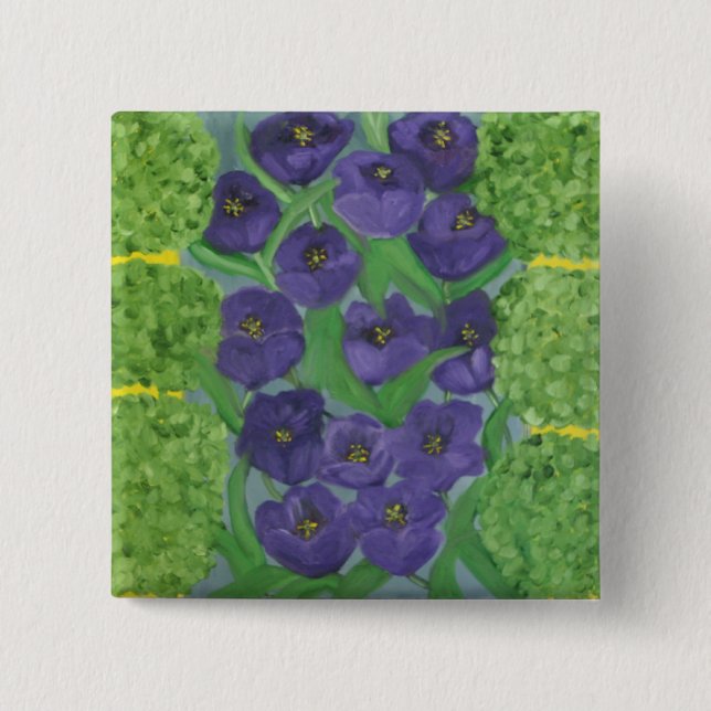 Tulip and Boxwood Button (Front)