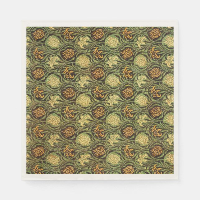 Tulip and Lily, famous pattern, Napkins (Front)