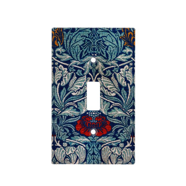 Tulip and Rose, William Morris Light Switch Cover (Front)