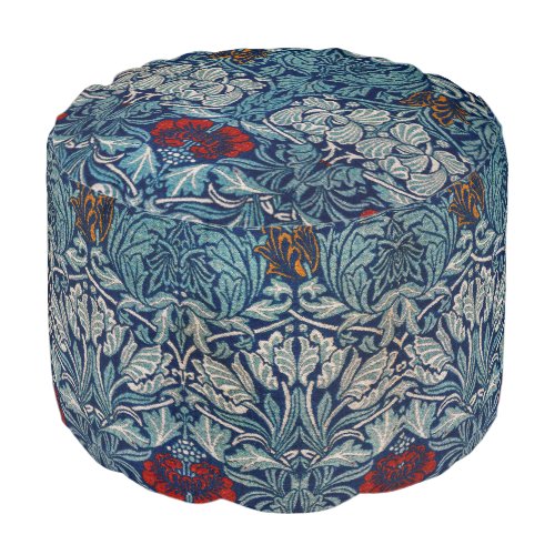 Tulip and Rose William Morris Pouf