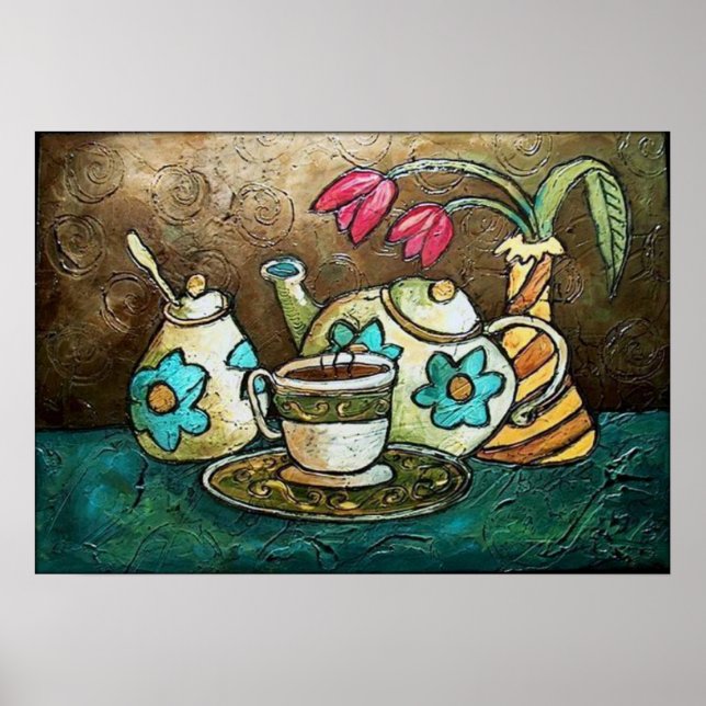 Tulip and Tea II Poster (Front)