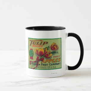 Tulip Apple Crate LabelYakima, WA Mug